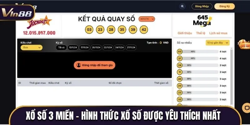 Xổ số 3 miền - Hình thức xổ số được yêu thích nhất